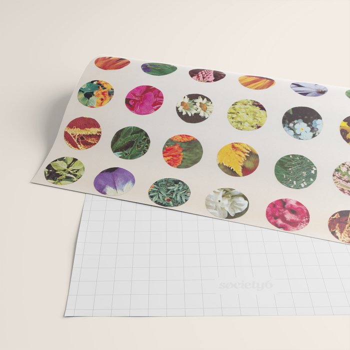 Floral Circles / Paper Pattern Wrapping Paper Gallery Image 2