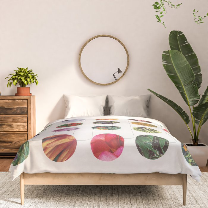 Floral Circles / Paper Pattern Comforter Gallery Image 3