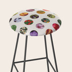 Floral Circles / Paper Pattern Stool Gallery Image 2