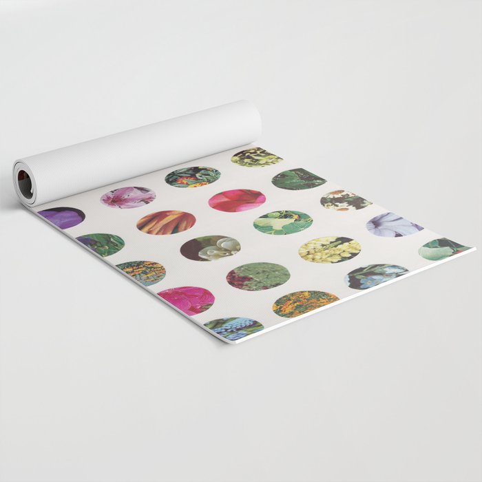 Floral Circles / Paper Pattern Yoga Mat Gallery Image 2