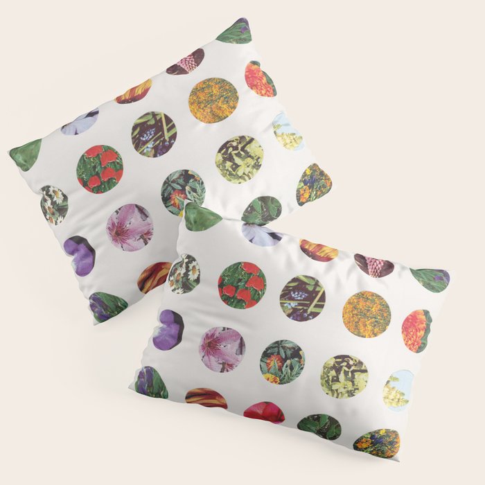 Floral Circles / Paper Pattern Pillow Sham Gallery Image 3