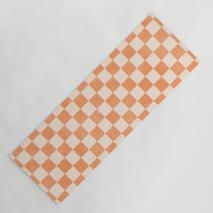 CHECKER - 001 - Cookie Yoga Mat Gallery Image 1