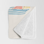 Striped sailboats Throw Blanket Gallery Image 3