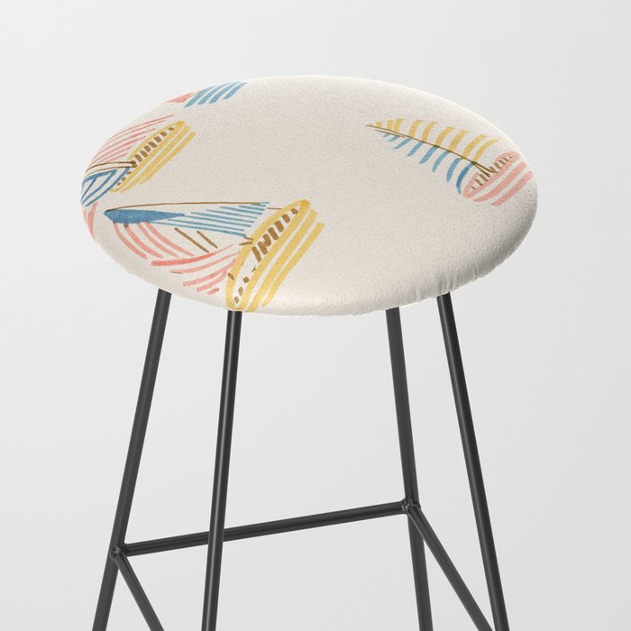 Striped sailboats Stool Gallery Image 2