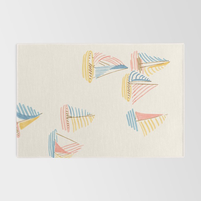 Striped sailboats Rug Gallery Image 2