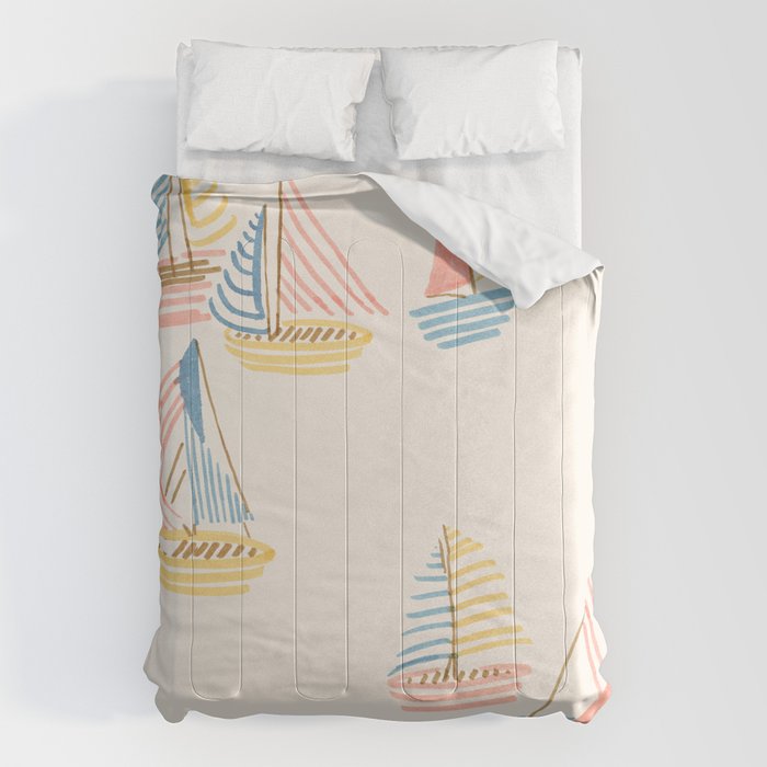 Striped sailboats Comforter Gallery Image 6