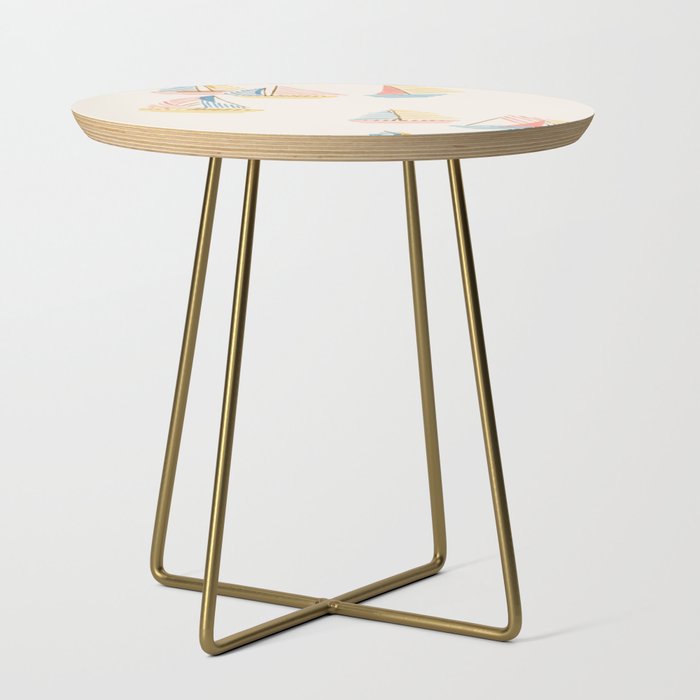 Striped sailboats Side Table Gallery Image 1