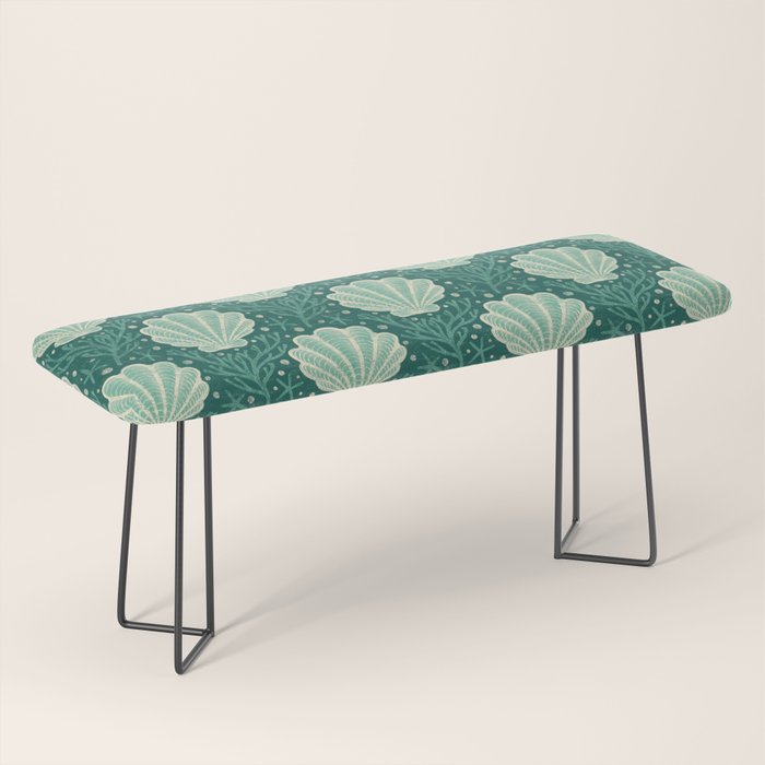 Seashell - sea green Bench Gallery Image 1