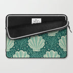 Seashell - sea green Laptop Sleeve Gallery Image 2