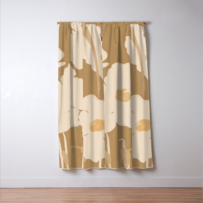 Abstract Flowers 11 Window Curtain Gallery Image 3