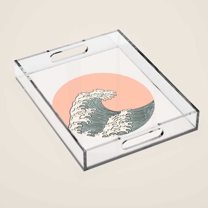 Cat Landscape 201: The Cat Wave Acrylic Tray Gallery Image 1