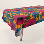 Red poppies and blue cornflowers Tablecloth Gallery Image 1