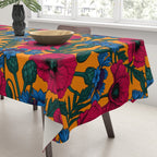 Red poppies and blue cornflowers Tablecloth Gallery Image 3