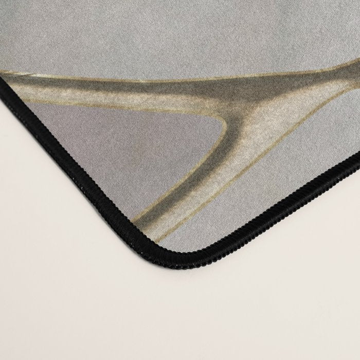 Mother of pearl and Gold cells abstract Desk Mat Gallery Image 4