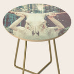 Bull Skull Tribal Woman Side Table Gallery Image 2