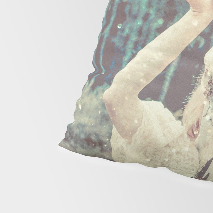 Bull Skull Tribal Woman Pillow Sham Gallery Image 4