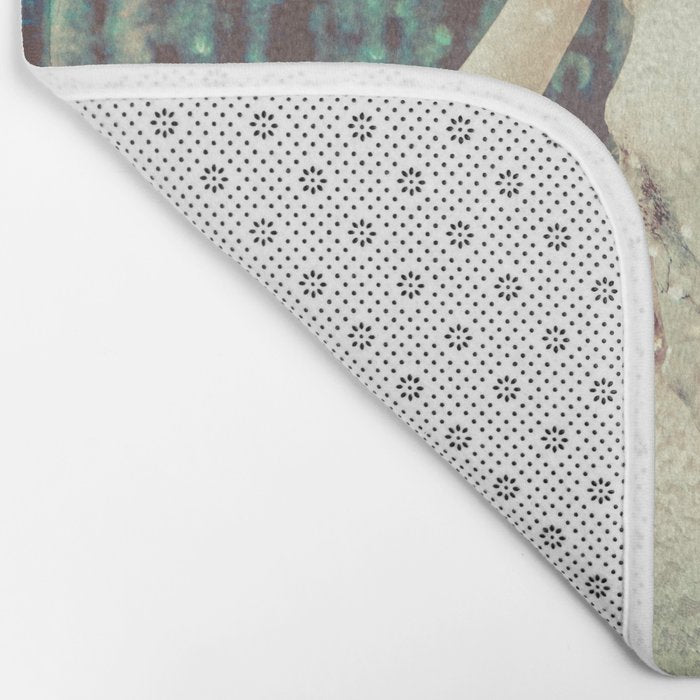 Bull Skull Tribal Woman Bath Mat Gallery Image 2