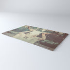 Bull Skull Tribal Woman Rug Gallery Image 3