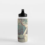 Bull Skull Tribal Woman Water Bottle Gallery Image 3