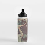 Bull Skull Tribal Woman Water Bottle Gallery Image 2