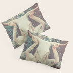 Bull Skull Tribal Woman Pillow Sham Gallery Image 3