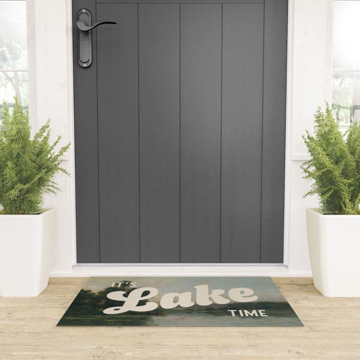 It's Lake Time - Retro Cottage Core Welcome Mat Gallery Image 3
