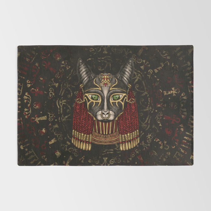 Bastet Egyptian Goddess Rug Gallery Image 2