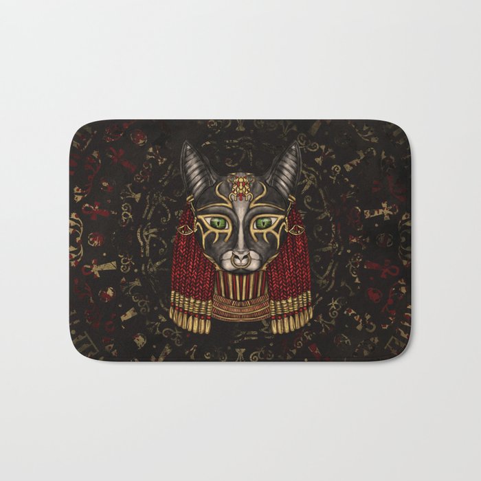 Bastet Egyptian Goddess Bath Mat Gallery Image 1