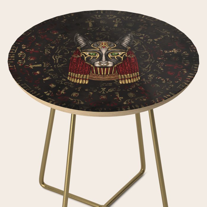 Bastet Egyptian Goddess Side Table Gallery Image 2