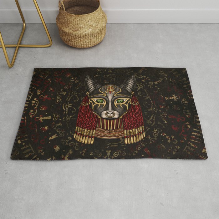 Bastet Egyptian Goddess Rug Gallery Image 1