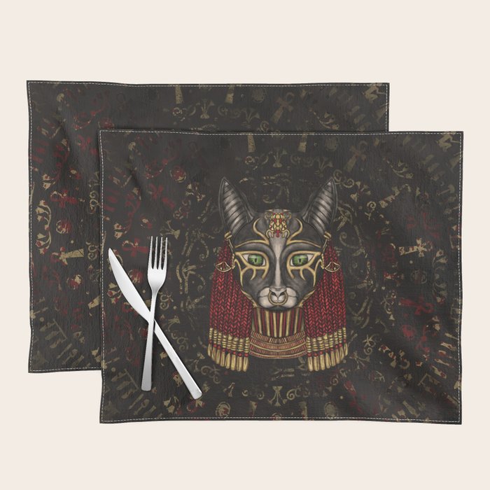 Bastet Egyptian Goddess Placemat Gallery Image 1