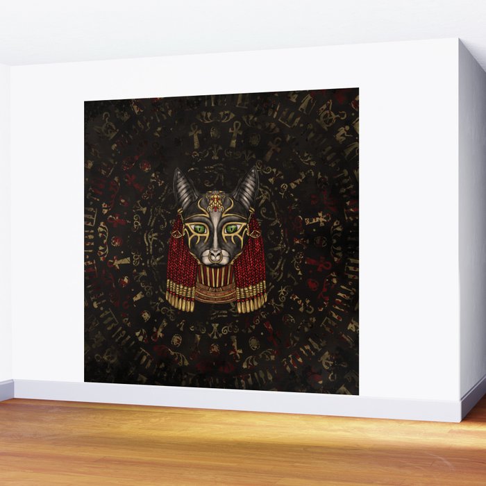 Bastet Egyptian Goddess Wall Mural Gallery Image 2