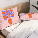 Bright Red Poppies In A Vase Pillow Sham Gallery Image 2