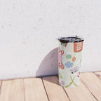 Vintage Sewing Kit Illustration Travel Mug Gallery Image 4