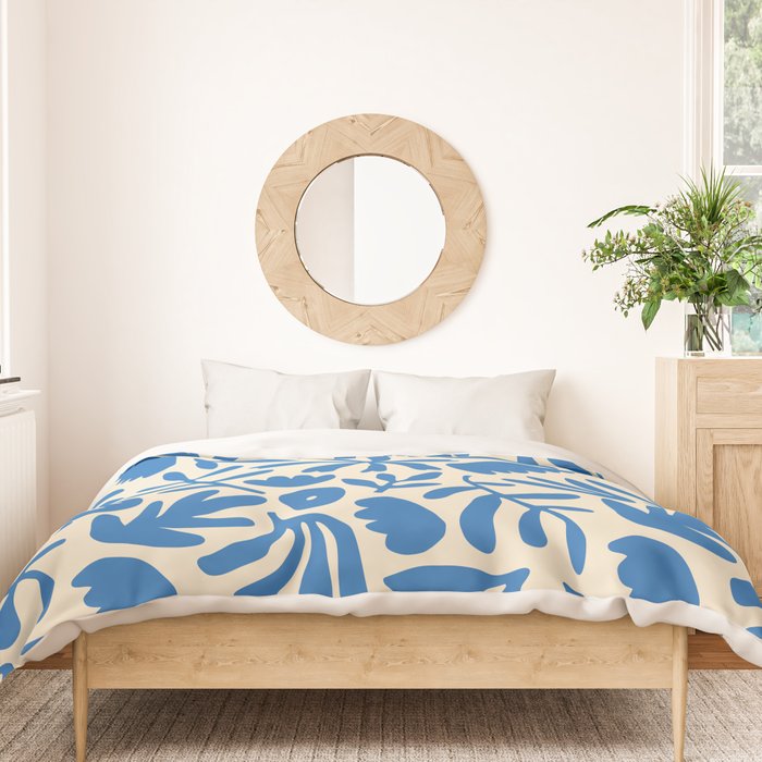 Organic nature flower shape art pattern Duvet Cover Gallery Image 3
