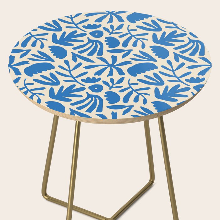 Organic nature flower shape art pattern Side Table Gallery Image 2