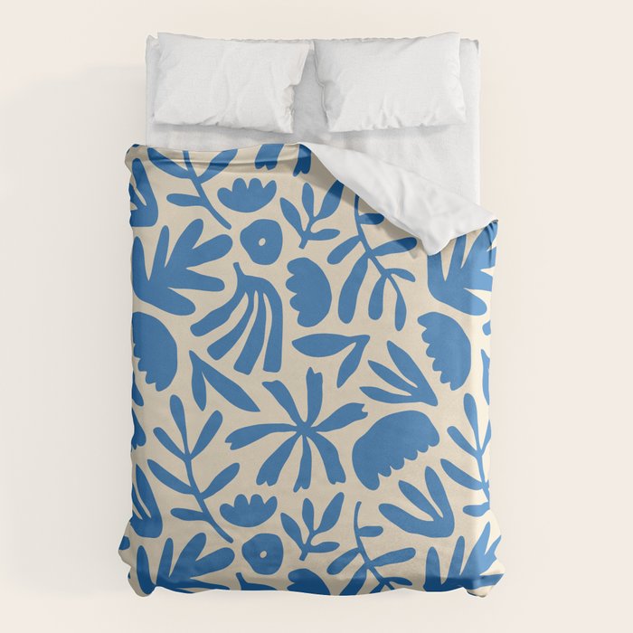 Organic nature flower shape art pattern Duvet Cover Gallery Image 6