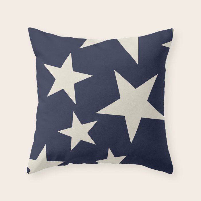 The Hamptons Big Ol' Stars Throw Pillow Gallery Image 6
