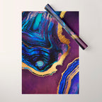 Agate Abstract Wrapping Paper Gallery Image 1