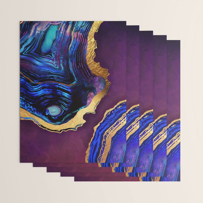 Agate Abstract Wrapping Paper Gallery Image 3