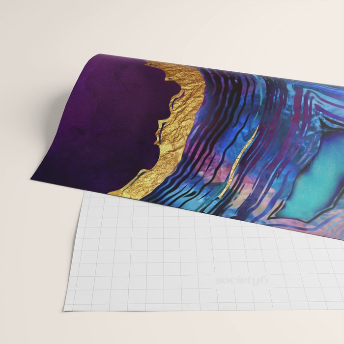 Agate Abstract Wrapping Paper Gallery Image 2