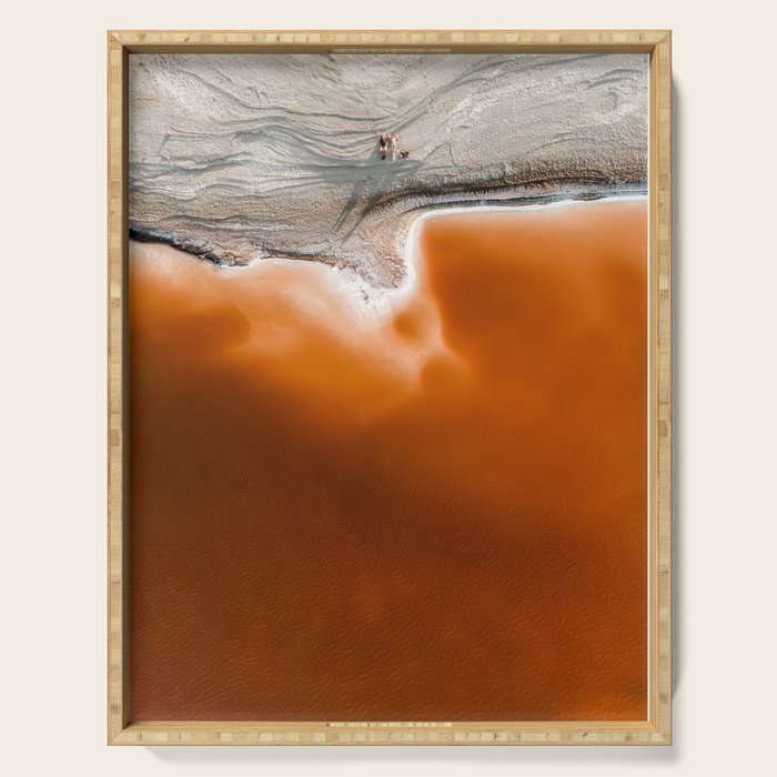 Red Pond in the Baja Desert vol. 1 Serving Tray Gallery Image 1