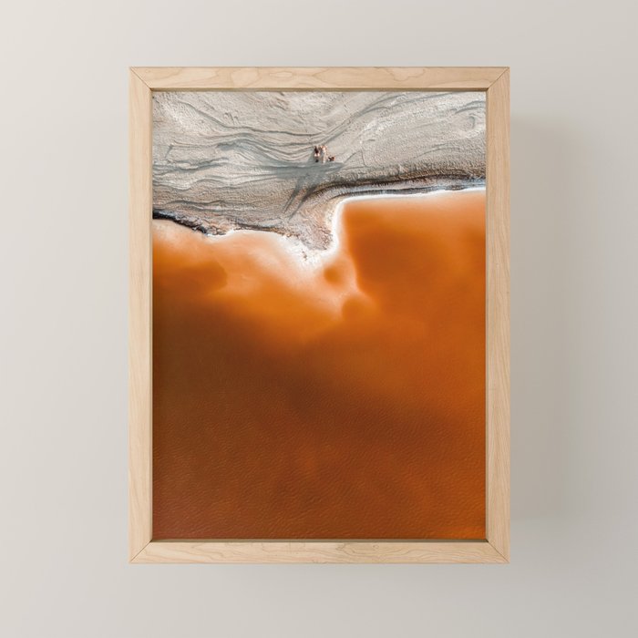 Red Pond in the Baja Desert vol. 1 Mini Art Print Gallery Image 1