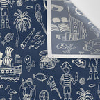 Pirate Play - Blue Wall Tapestry Gallery Image 3
