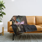 'Champagne Diet' Marie Antoinette  Throw Blanket Gallery Image 1