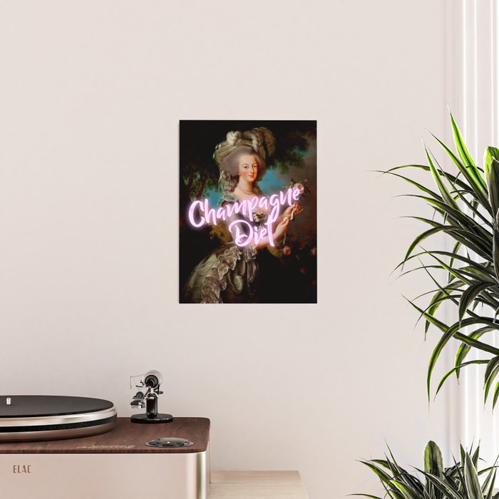 'Champagne Diet' Marie Antoinette  Poster Gallery Image 2