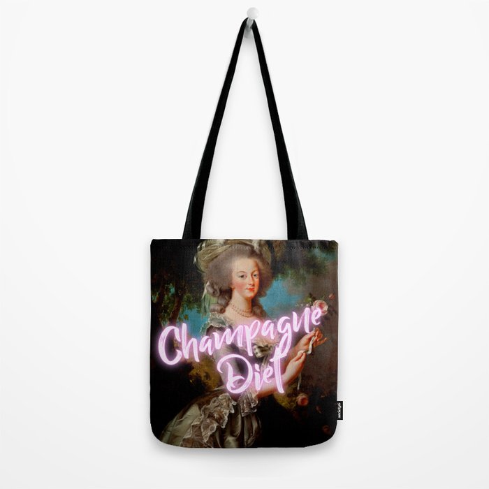 'Champagne Diet' Marie Antoinette  Tote Bag Gallery Image 2