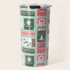 Vintage Christmas Holiday Matchbooks Travel Mug Gallery Image 1