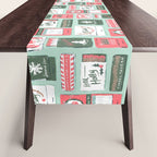 Vintage Christmas Holiday Matchbooks Table Runner Gallery Image 1