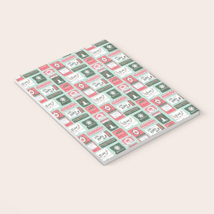 Vintage Christmas Holiday Matchbooks Notebook Gallery Image 3